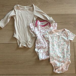 Charming Baby Bodysuit Trio - Mori, Onesie Brand and Homest Company